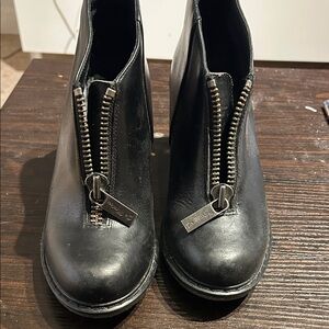 Dr. Martens Black Zipper Ankle Boots